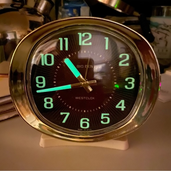 Vintage | Other | Westclox Big Ben Mcm Wind Up Alarm Clock Radium Glow In  The Dark | Poshmark